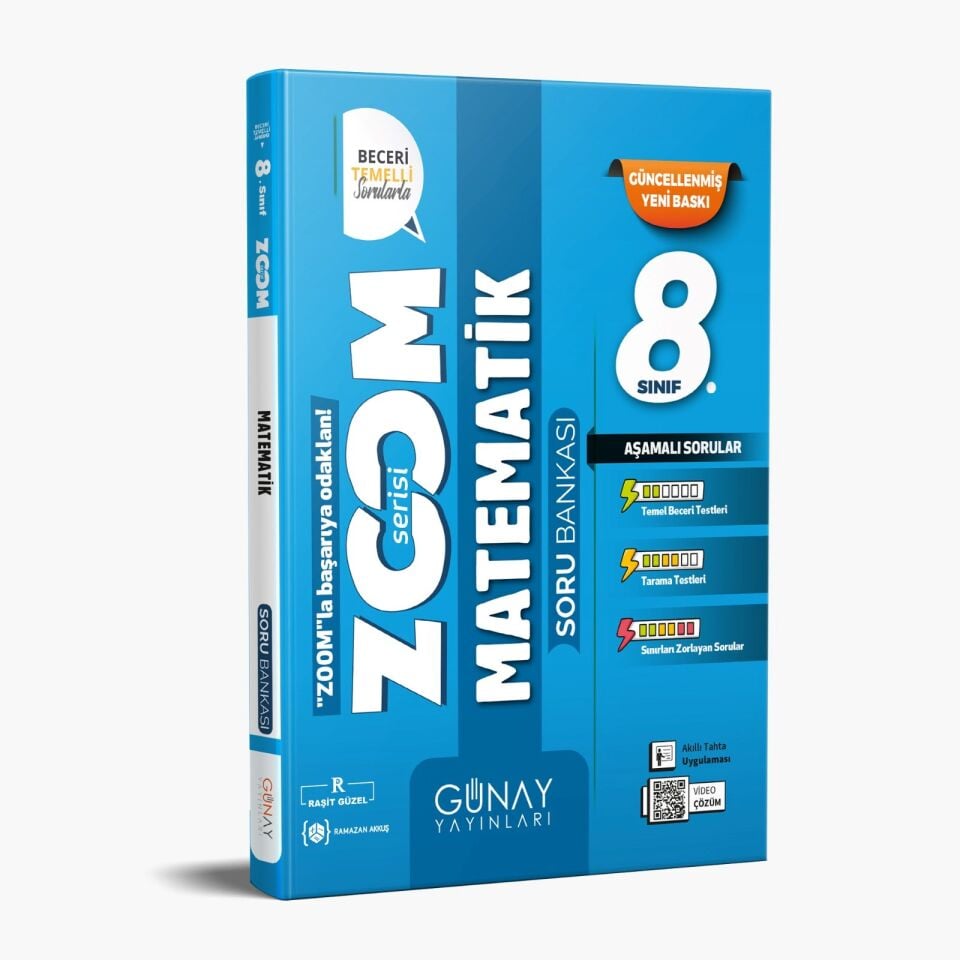 Günay Yayınları 8. Sınıf Zoom Matematik Soru Bankası