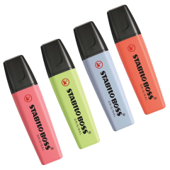Stabilo Boss Original Pastel 4 Renk Fosforlu Kalem Seti