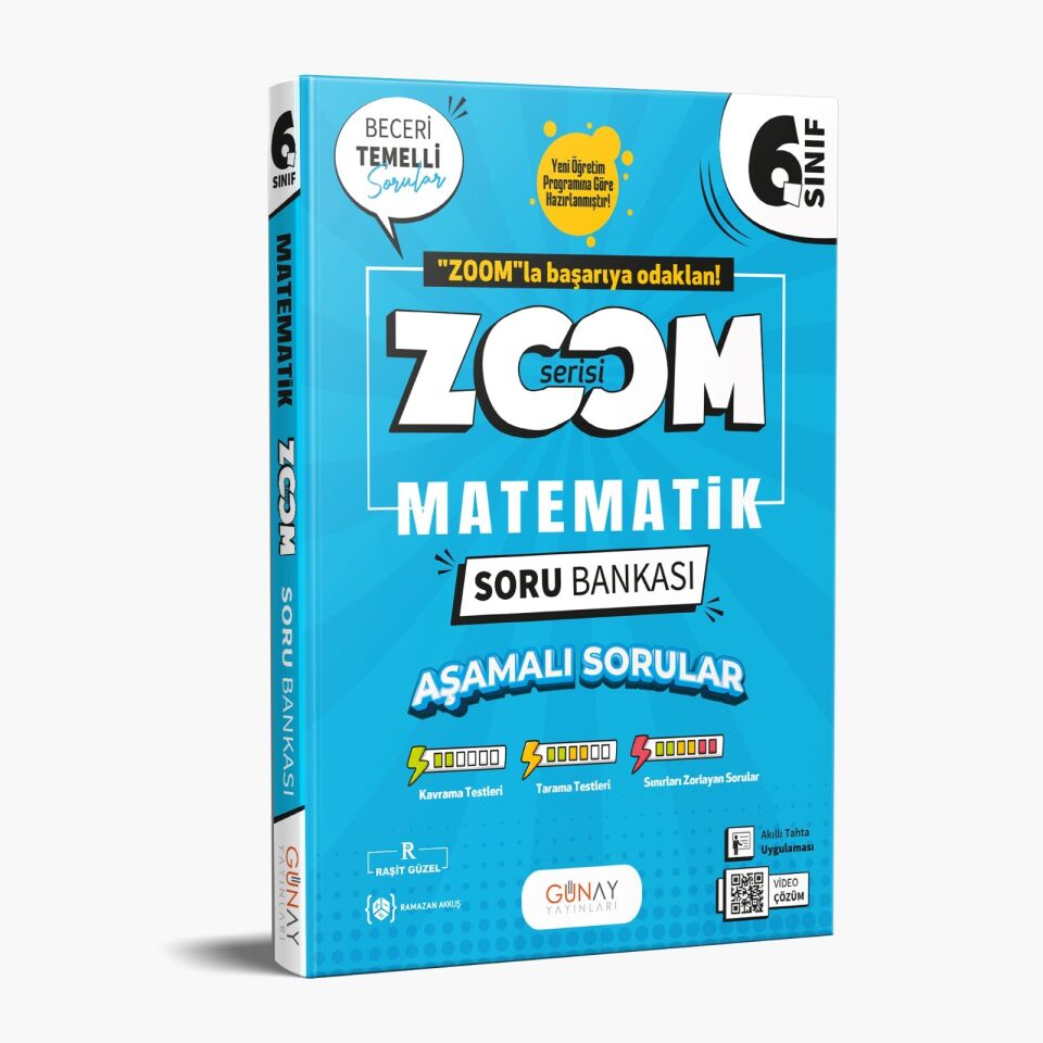 Günay Yayınları 6. Sınıf Zoom Matematik Soru Bankası