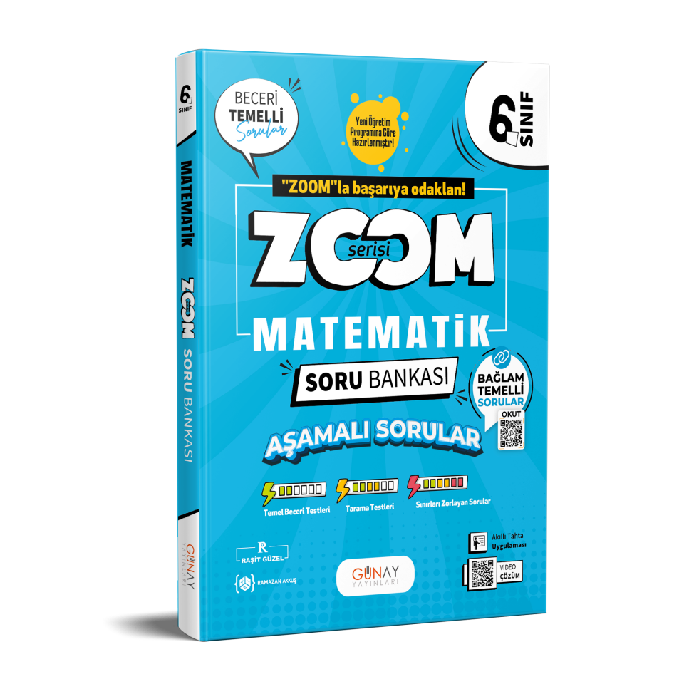 Günay Yayınları 6. Sınıf Zoom Matematik Soru Bankası