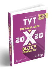 Sınav Yayınları TYT Sosyal Bilimler 20x20 Düzey Denemeleri