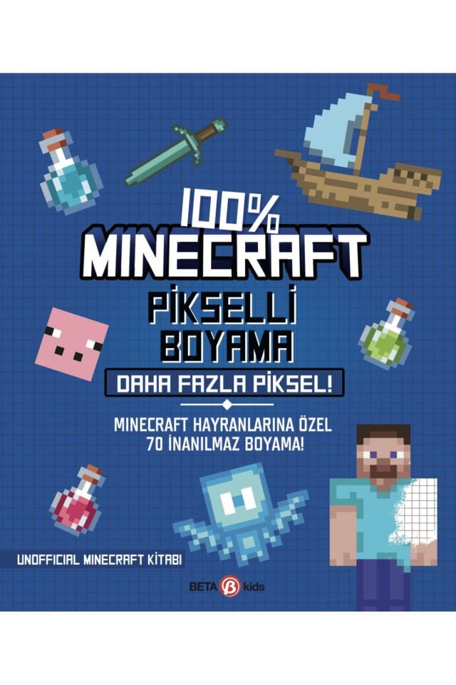 %100 Minecraft Pikselli Boyama - Daha Fazla Piksel!