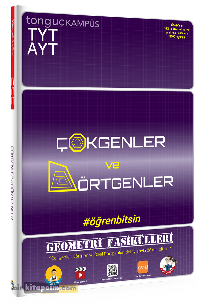 Tonguç Akademi Yayınları TYT AYT Çokgenler ve Dörtgenler 2020