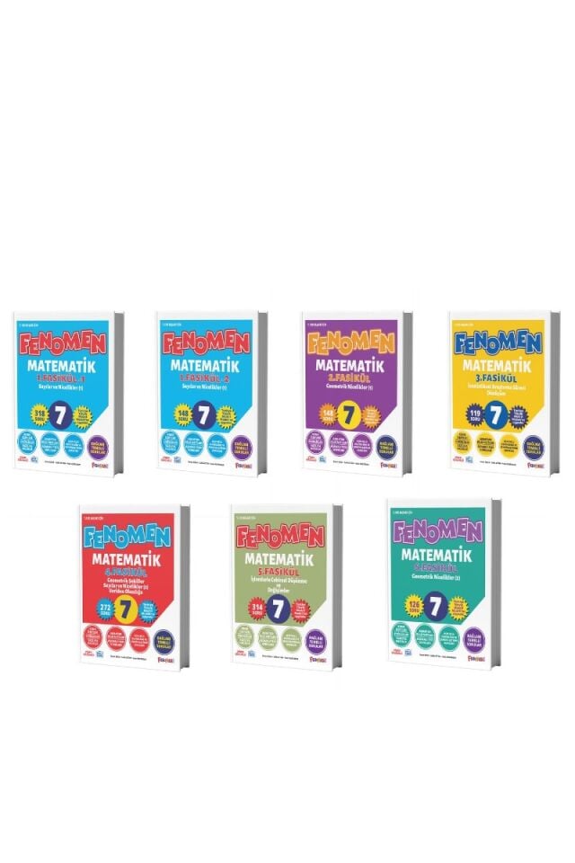 FENOMEN 7 MATEMATIK FASIKÜLLERI (TOPLAM 7 FASIKÜL)