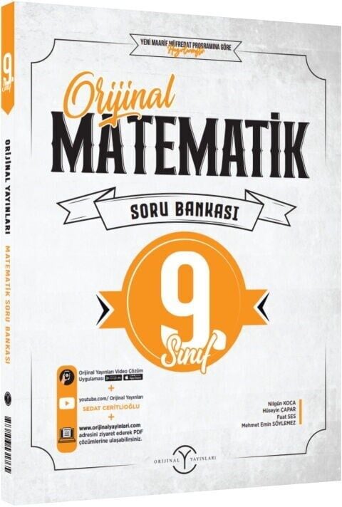 Orijinal Yayınları 9. Sınıf Matematik Soru Bankası