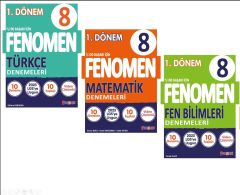 Fenomen 8.Sınıf 1.Dönem 3'lü Deneme Seti(T-M-F)