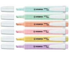 Stabilo Swing Cool Pastel 6'lı Fosforlu Kalem Seti