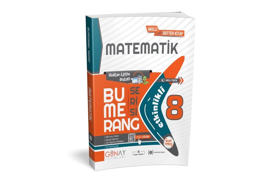 Günay 8. Sınıf Matematik Bumerang Etkinlikli Kitap