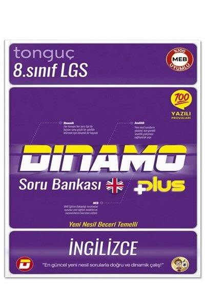 Tonguç Akademi 8. Sınıf LGS Dinamo Plus Soru Bankası İngilizce