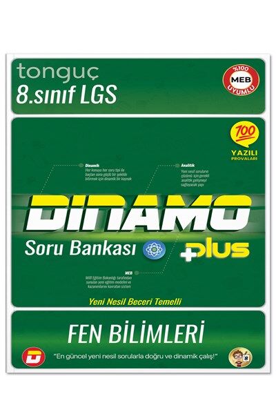 Tonguç Akademi 8. Sınıf LGS Dinamo Plus Soru Bankası Fen Bilimleri