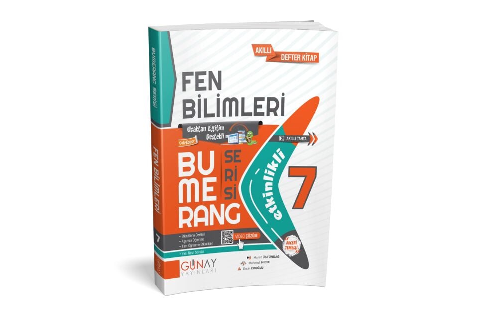 Günay 7. Sınıf Fen Bilimleri Bumerang Etkinlikli Kitap