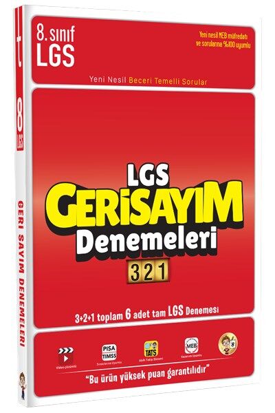 Tonguç Akademi 8. Sınıf LGS Geri Sayım Denemeleri 3 2 1