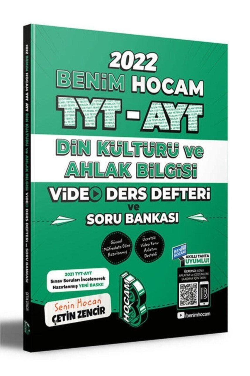 2022 Tyt Ayt Din Kültürü Video Ders Defteri Ve Soru Bankası