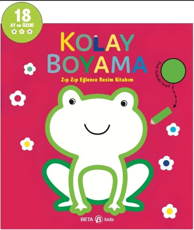 Kolay Boyama Zıp Zıp Eğlence Resim Kitabım