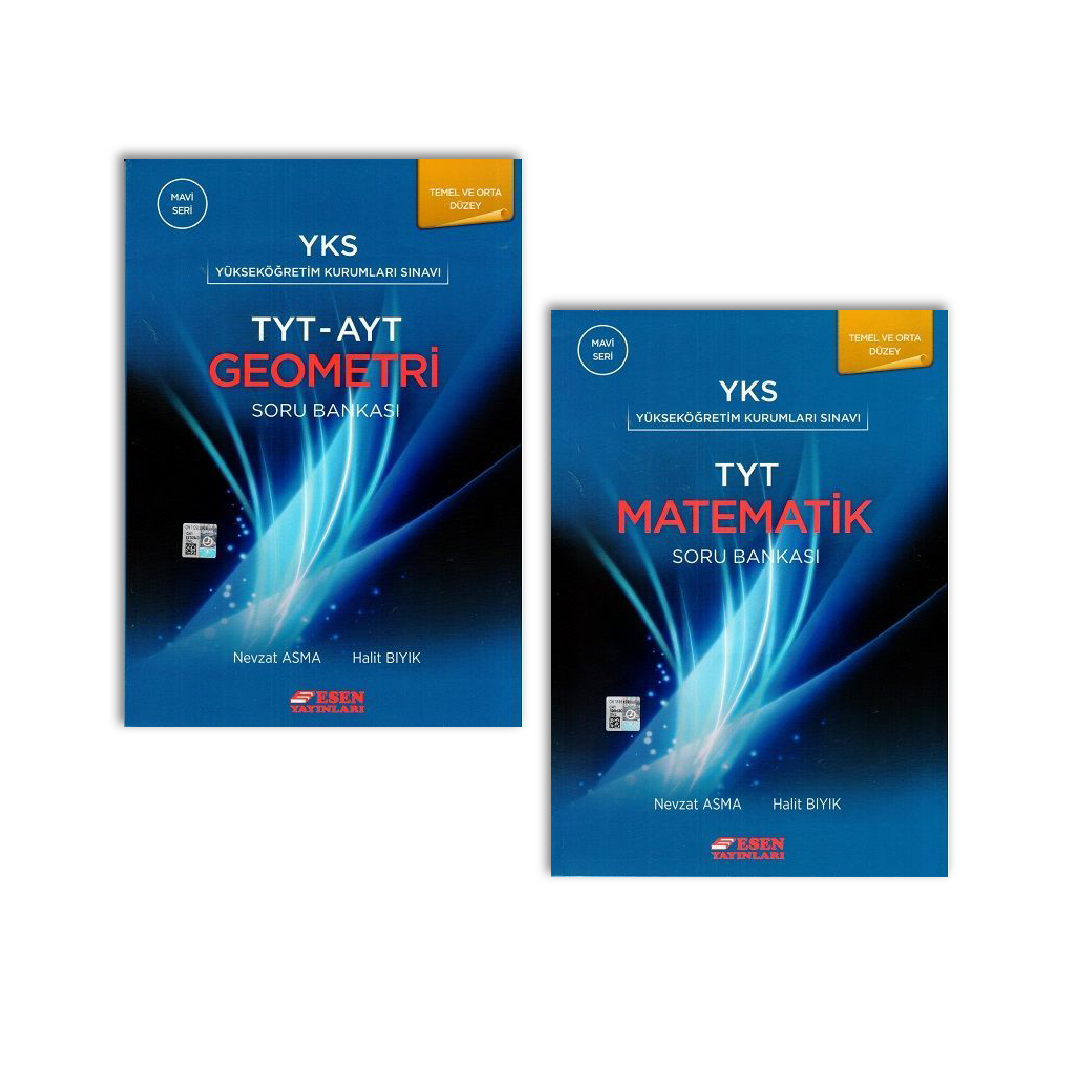 Esen Yayınları TYT Matematik Temel ve Orta Düzey Soru Bankası Kazandıran Set