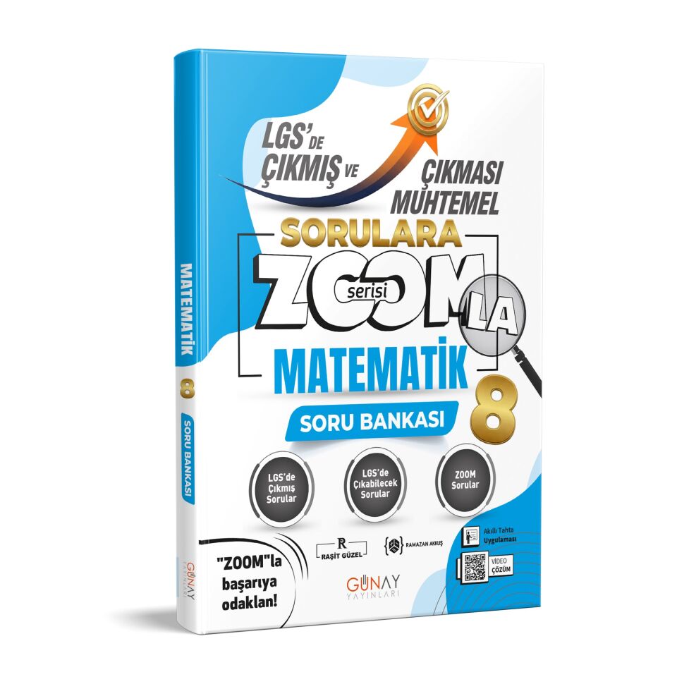 Günay Yayınları 8. Sınıf Zoom Muhtemel Matematik Soru Bankası