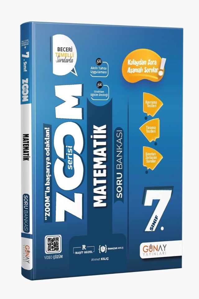 Günay Yayınları 7. Sınıf Zoom Matematik Soru Bankası