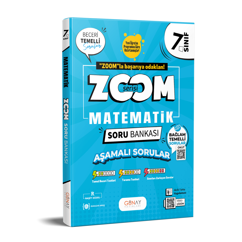 Günay Yayınları 7. Sınıf Zoom Matematik Soru Bankası