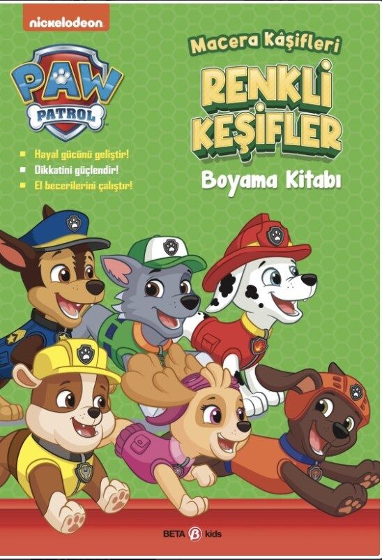 Paw Patrol - Renkli Keşifler Boyama Kitabı