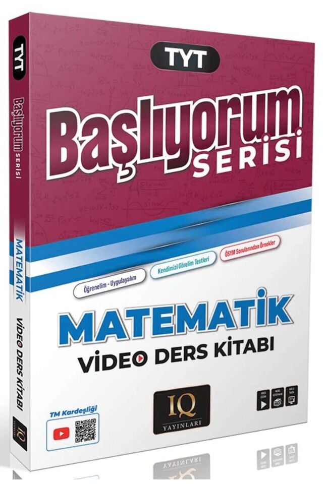 IQ Yayınları TYT Başlıyorum Serisi Matematik Video Ders Kitabı