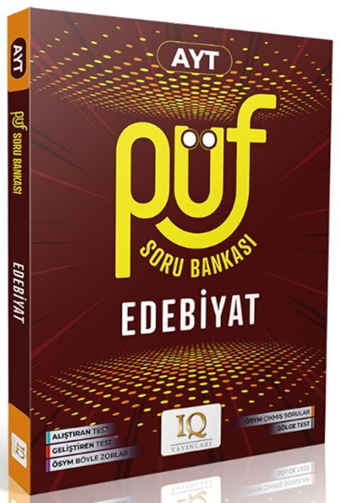 IQ Yayınları AYT Püf Soru Bankası Edebiyat