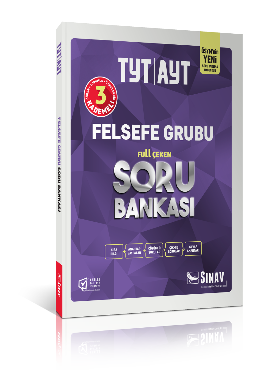 Sınav Yayınları TYT-AYT Felsefe Grubu Full Çeken Soru Bankası